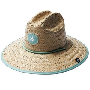 Hemlock Hat Co. Big Kids straw hat in Wasabi